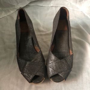 Filipa Espadrille Wedge, Silver